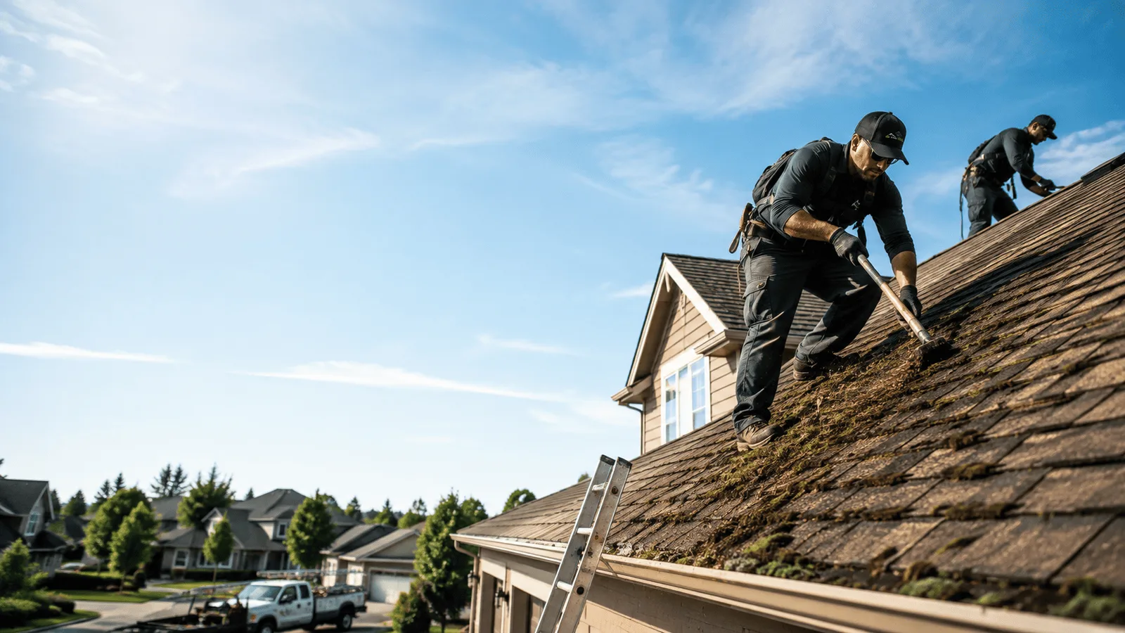 Roof Moss Removal in Gilman, WI near me